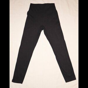 Women's Lululemon Black Seamless Leggings Size 4 Crop 24" Activewear Yoga Gym